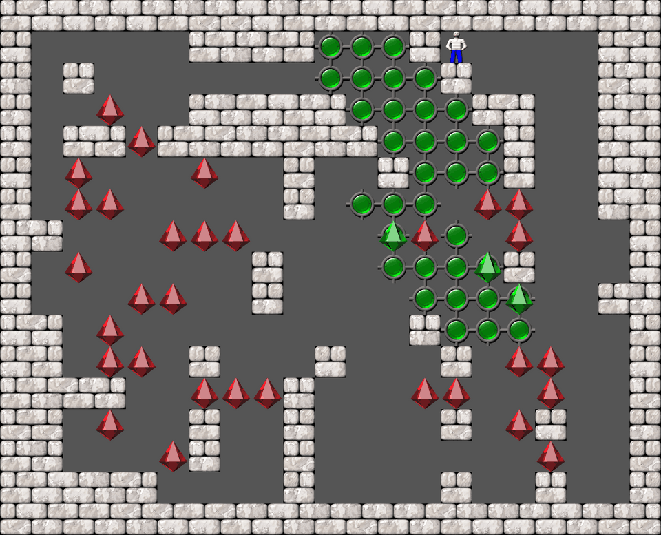 Сокобан More Bugs collections уровень 704